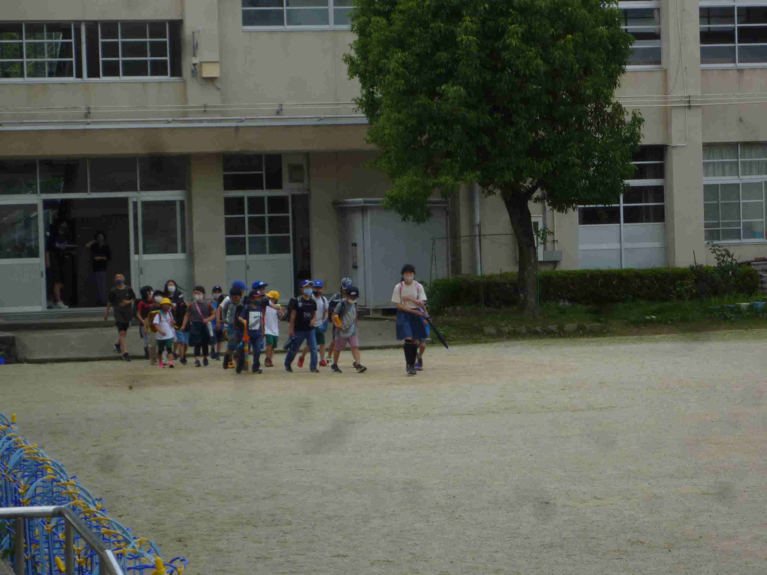 大雨下校訓練